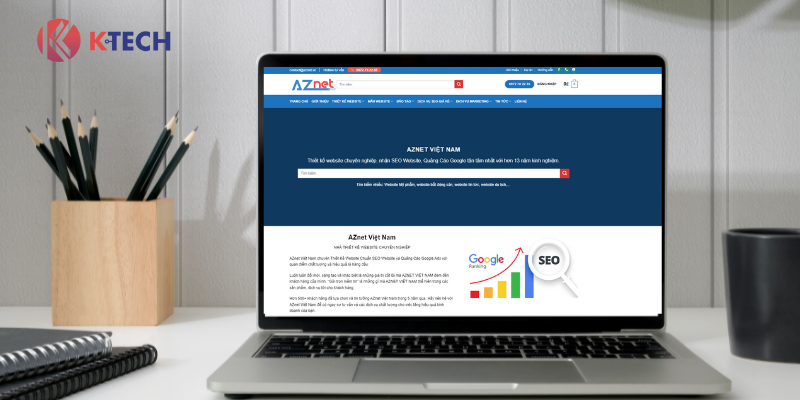 AZnet Việt Nam - dịch vụ thiết kế website uy tín