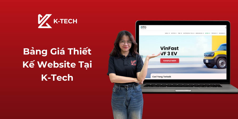 Bảng giá thiết kế website tại K-Tech
