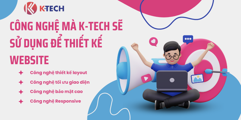 Công nghệ mà K-Tech sử dụng để thiết kế website tuyển dụng chuyên nghiệp 