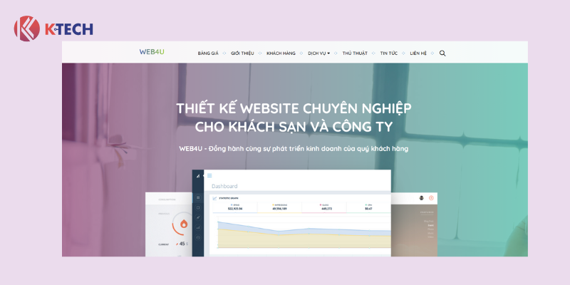 Công ty thiết kế website Quy Nhơn - Web4U