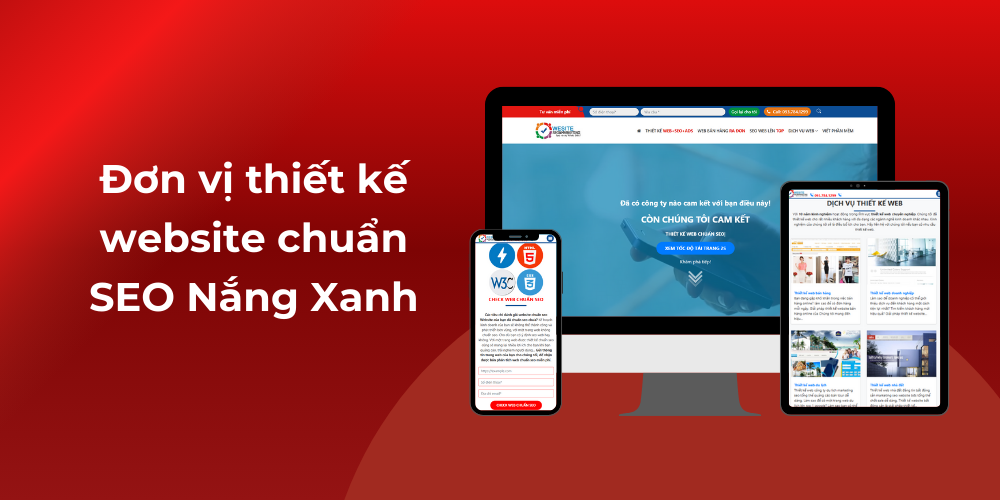 Top các công ty thiết kế website - Đơn vị thiết kế website chuẩn SEO Nắng Xanh