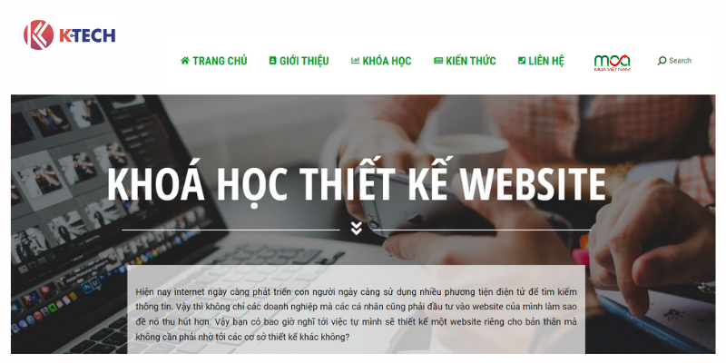 MOA - Lớp học thiết kế website Cần Thơ