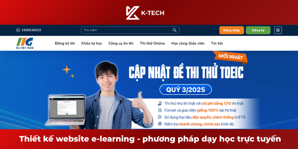 Thiết kế website e-learning chuyên nghiệp