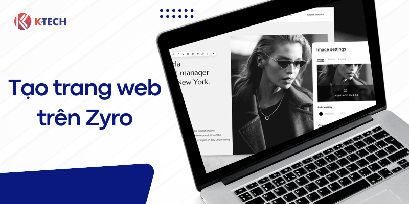 Cách thiết kế website trên Zyro