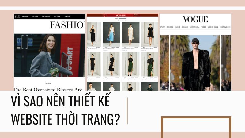 Vì Sao Nên Thiết Kế Website Thời Trang