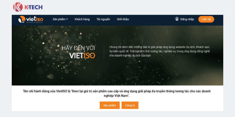 Công ty VietISO chuyên thiết kế website Hà Nội uy tín