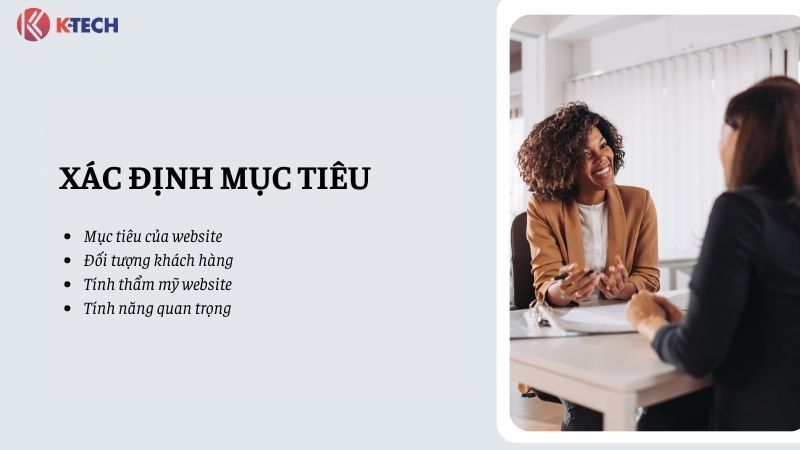 Các bước thiết kế website - Bước Xác Định Mục Tiêu