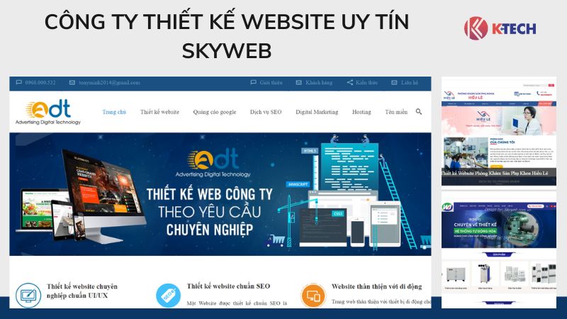 Skyeweb -Công ty thiết kế website uy tín tại Hà Nội