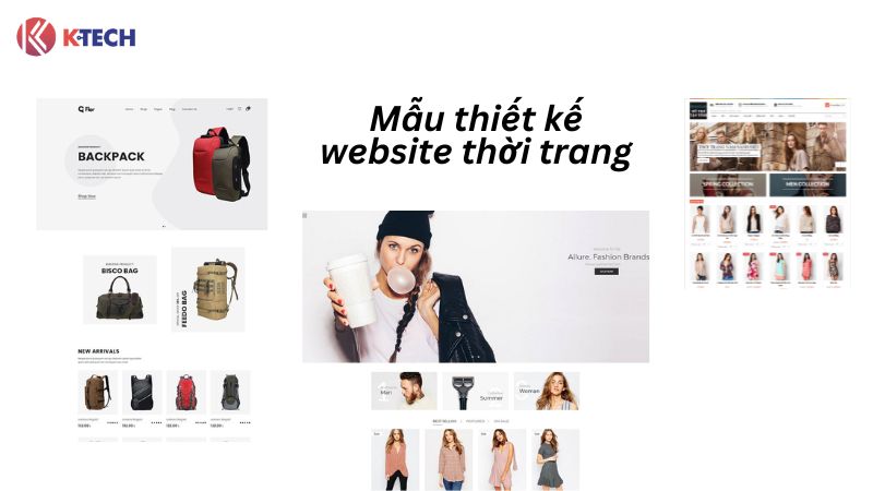 Mẫu thiết kế web thời trang 