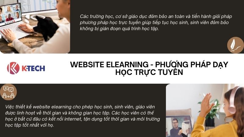 Thiết kế website elarning - phương pháp dạy học trực tuyến
