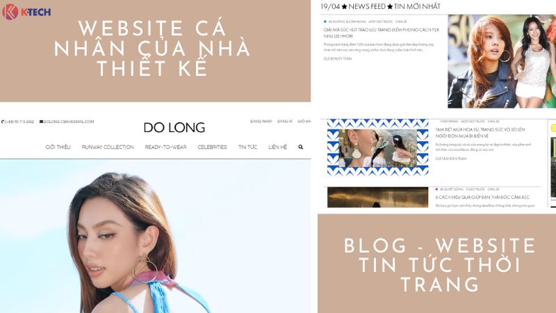 Website thời trang của nhà thiết kế