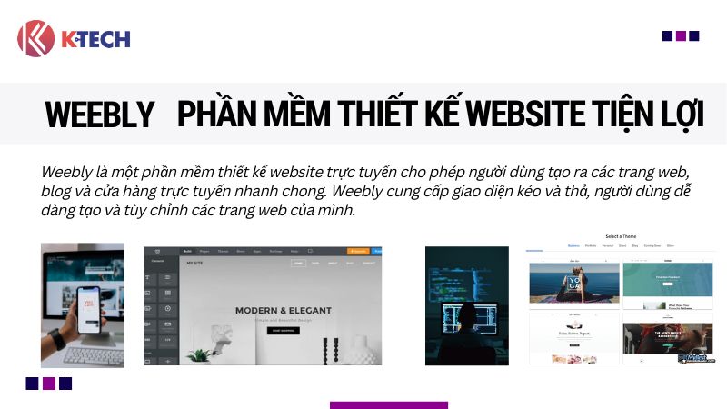 Weebly - Phần mềm thiết kế website tiện lợi