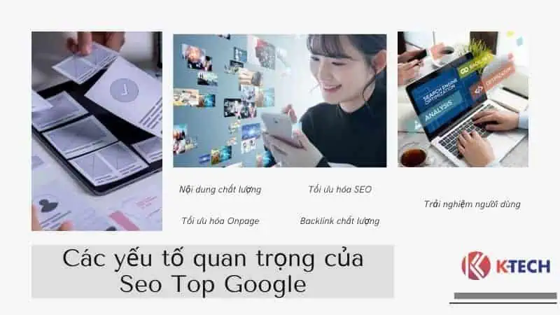 Các yếu tố quan trọng của dịch vụ SEO top google