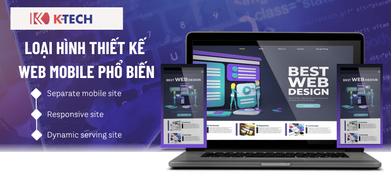 Loại hình thiết kế web mobile 