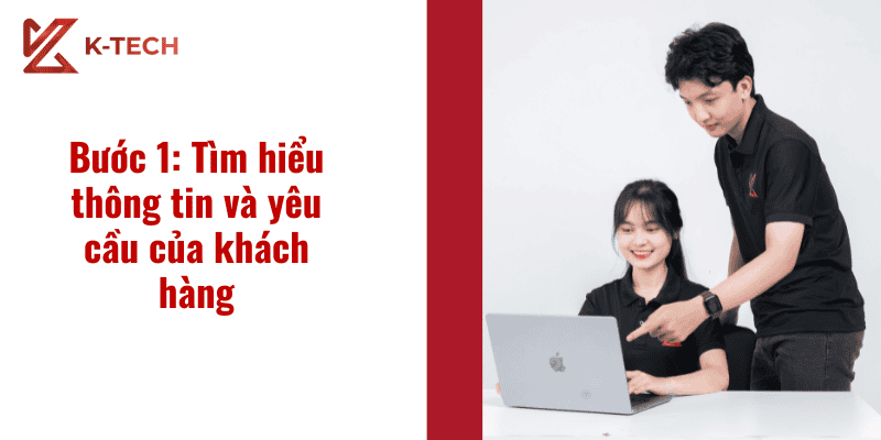 Bước 1 Tìm hiểu yêu cầu của khách hàng trong quy trình thiết kế website