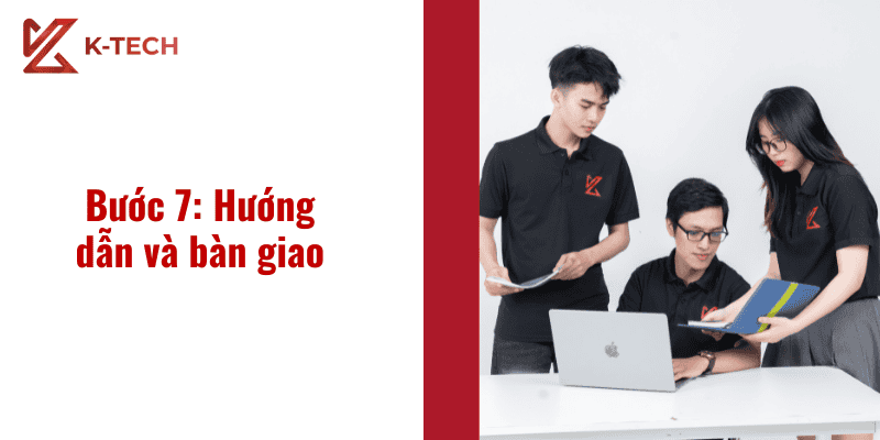 Bước 7 Hướng dẫn và bàn giao trong quy trình thiết kế website