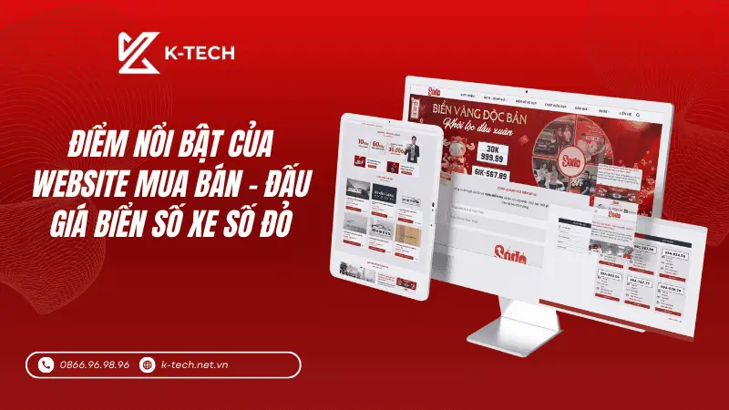 Website mua bán - đấu giá biển số xe Số Đỏ có điểm gì nổi bật