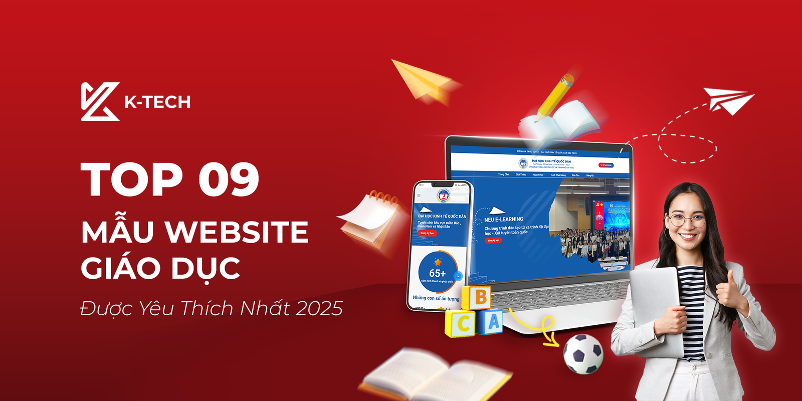 Top 09 Mẫu Website Giáo Dục Đẹp Mắt Được Yêu Thích Nhất