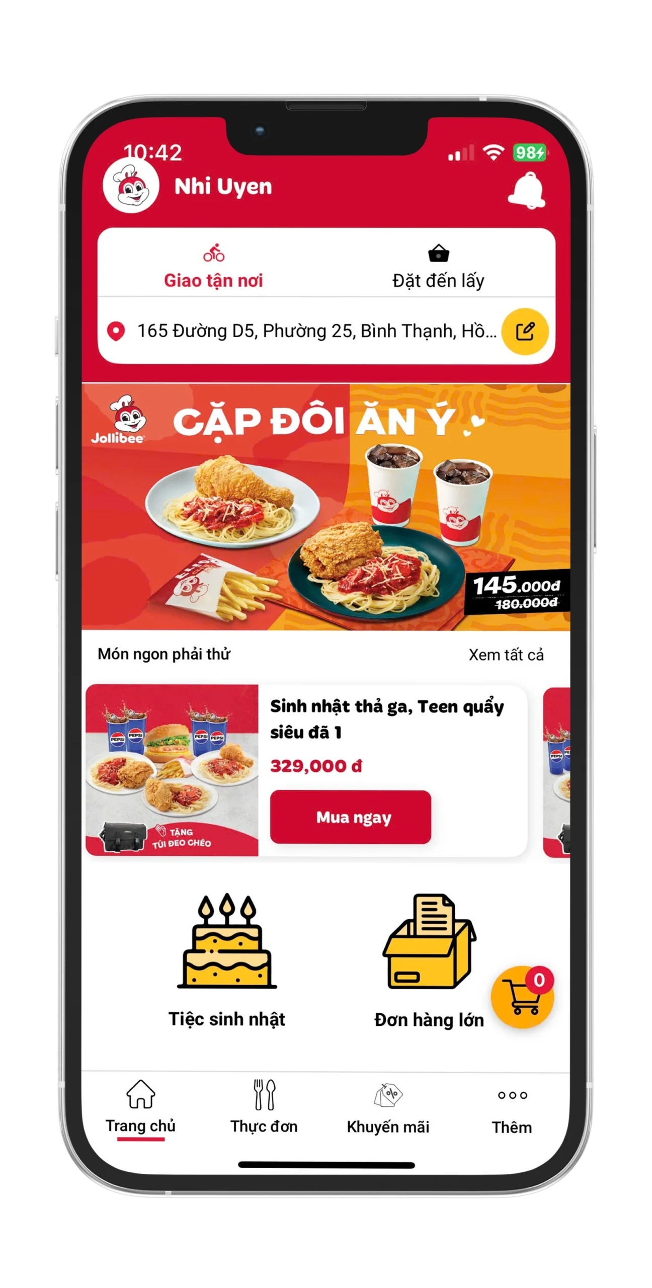 App Jollibee Vietnam