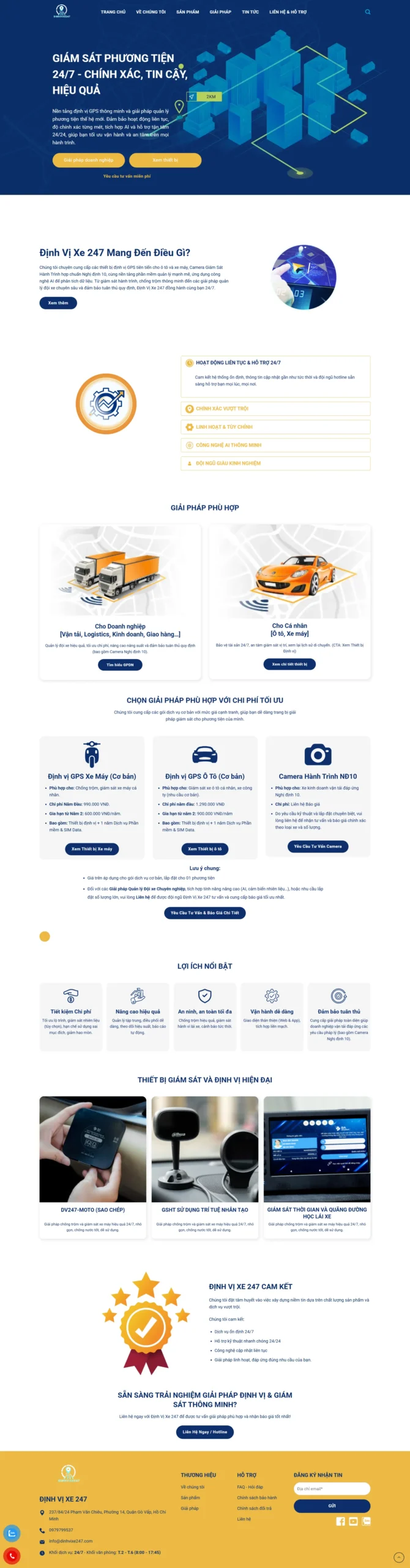 WEBSITE ĐỊNH VỊ XE