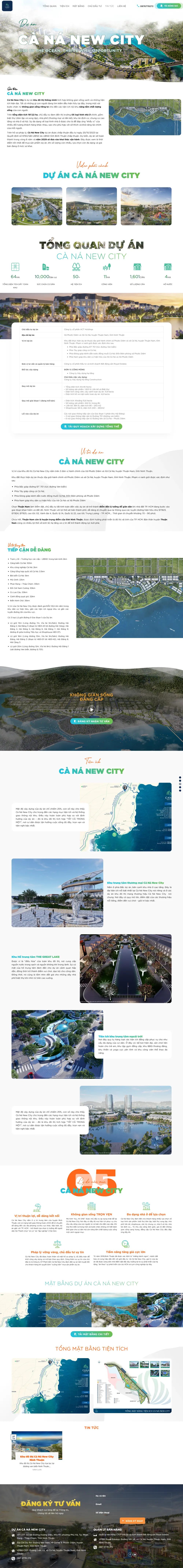 WEBSITE DỰ ÁN KHU ĐÔ THỊ