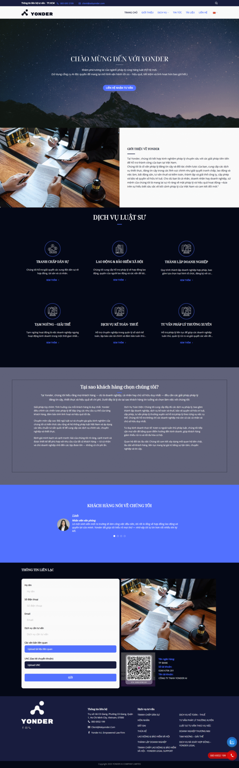 WEBSITE DỊCH VỤ PHÁP LÝ