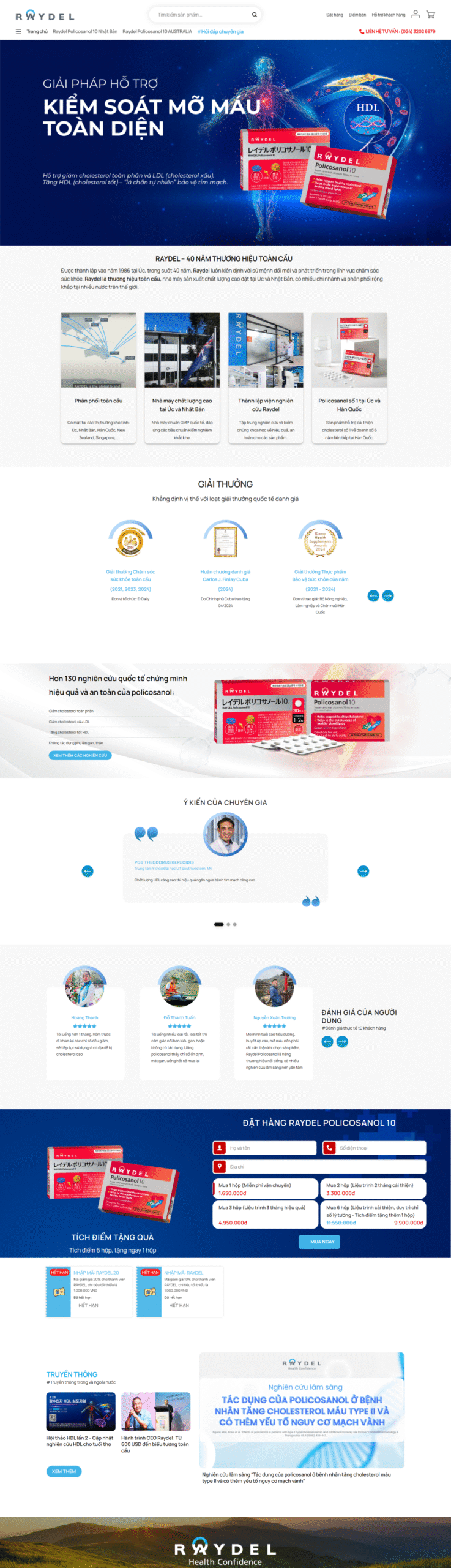 WEBSITE GIỚI THIỆU DƯỢC PHẨM