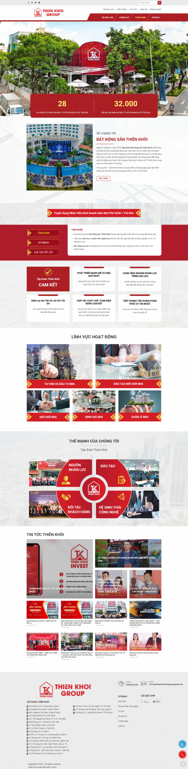 WEBSITE TẬP ĐOÀN BẤT ĐỘNG SẢN