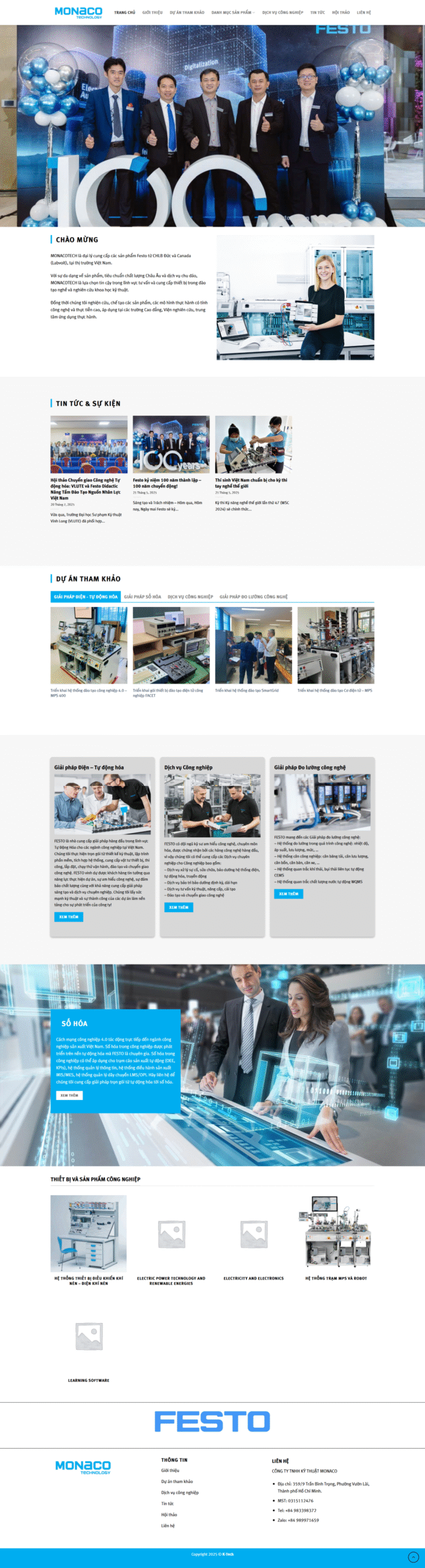 WEBSITE CÔNG TY THIẾT BỊ TỰ ĐỘNG HÓA