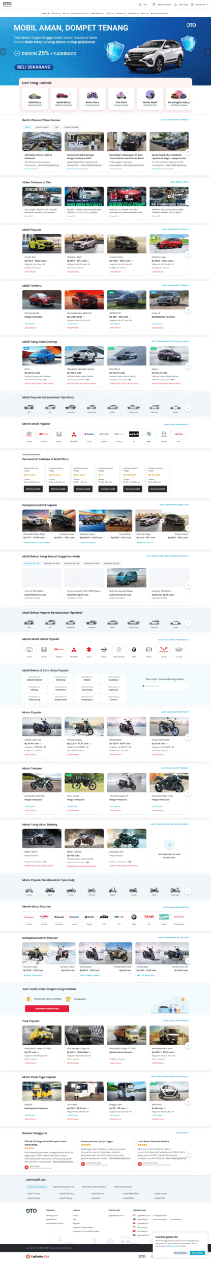 WEBSITE SHOWROOM Ô TÔ