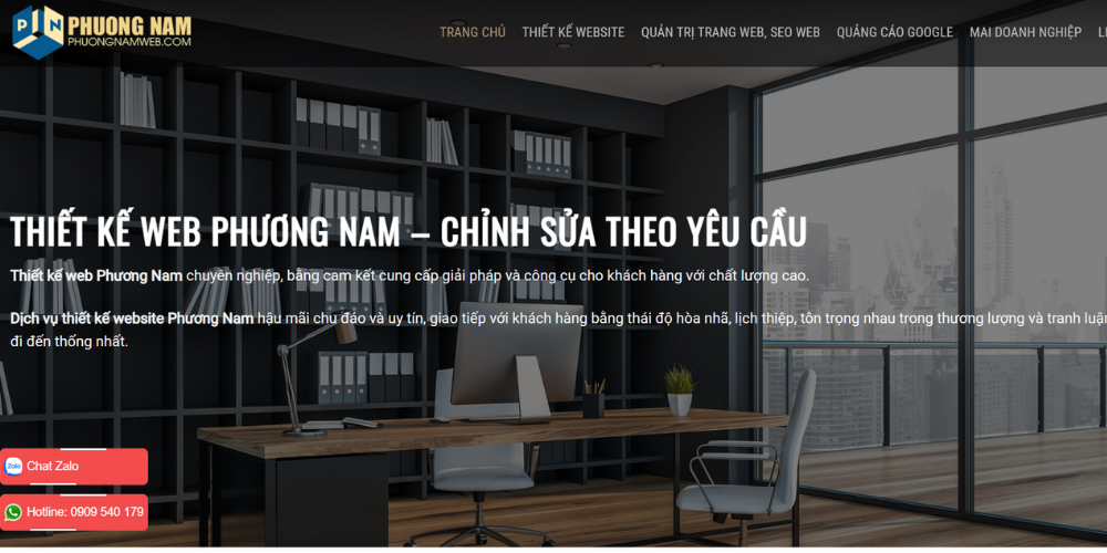 Công ty thiết kế web Bình Dương - Phương Nam