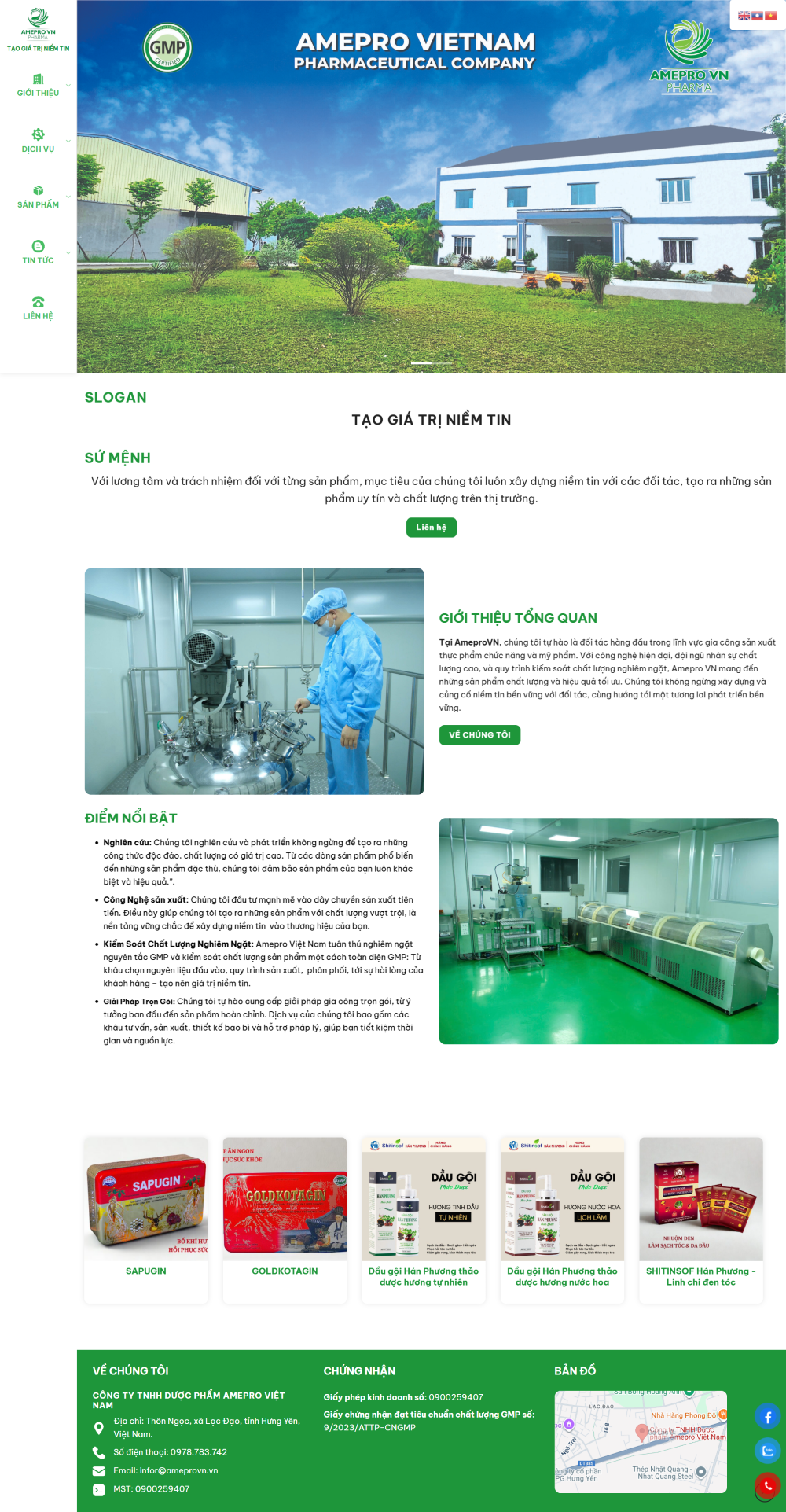 WEBSITE DƯỢC PHẨM