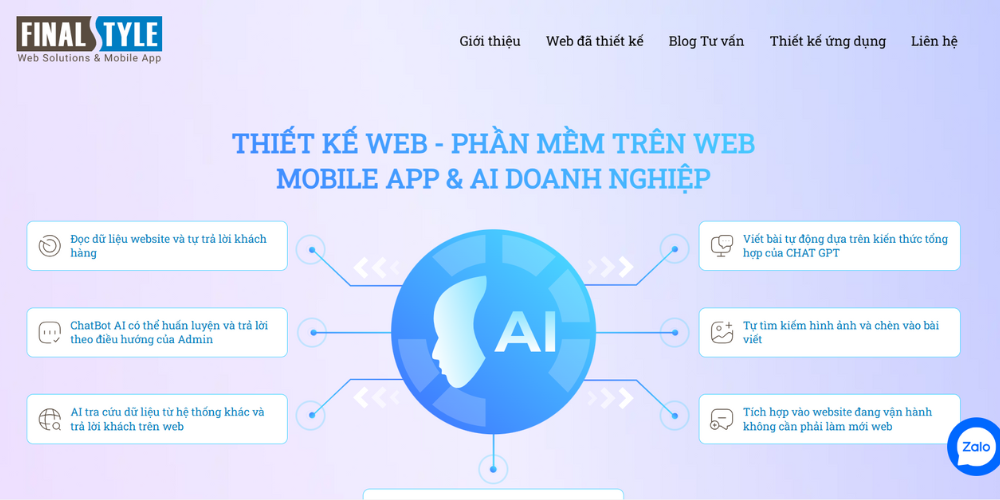 Công ty thiết kế web Hà Nội - Final Style