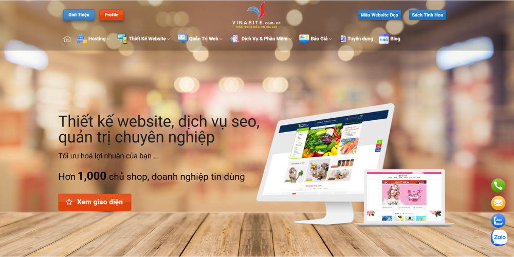 Công ty thiết kế web Hà Nội - Vinasite