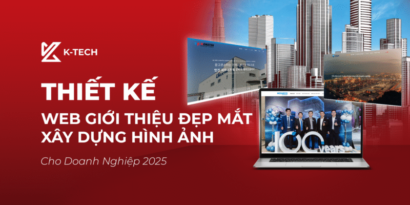 Thiết Kế Web Giới Thiệu Đẹp Mắt Xây Dựng Hình Ảnh Doanh Nghiệp 2025
