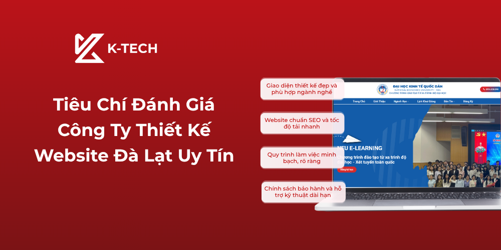 Tiêu Chí Đánh Giá Công Ty Thiết Kế Website Đà Lạt Uy Tín