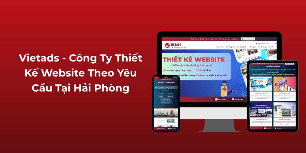 Vietads - Công ty thiết kế website theo yêu cầu tại Hải Phòng