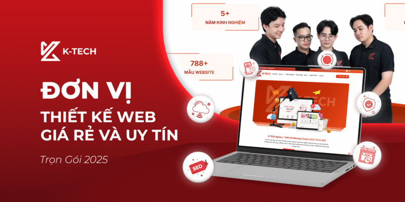 Đơn vị thiết kế web giá rẻ và uy tín
