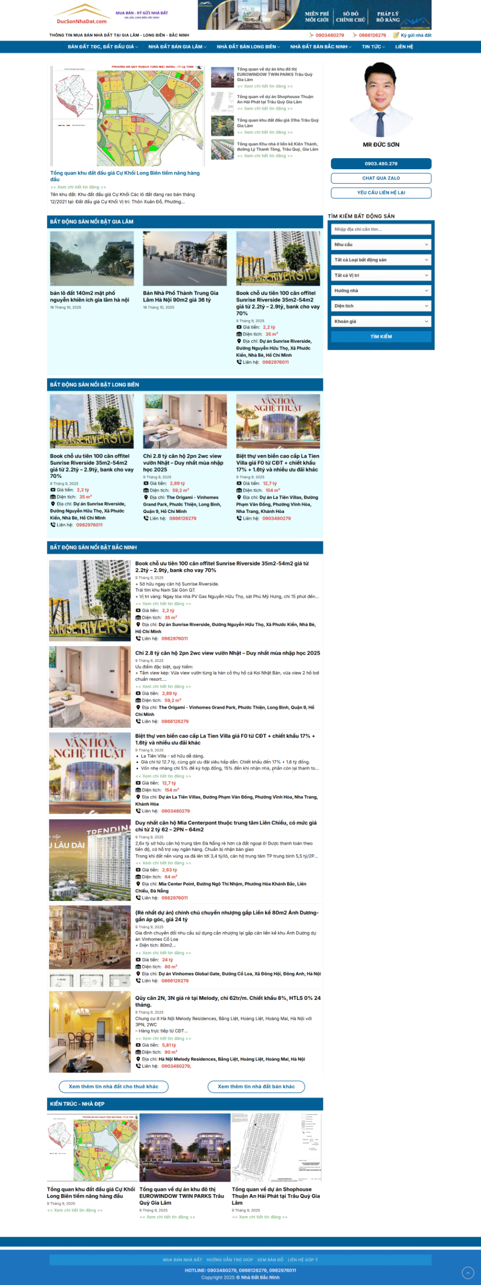 WEBSITE MUA BÁN NHÀ ĐẤT