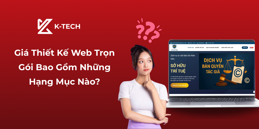Giá Thiết Kế Web Trọn Gói Bao Gồm Những Hạng Mục Nào