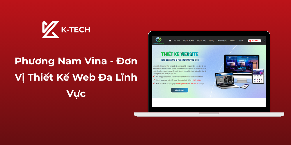Phương Nam Vina - Đơn Vị Thiết Kế Web Đa Lĩnh Vực