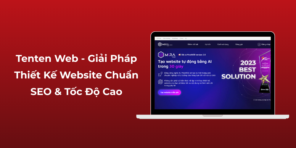Tenten Web - Giải Pháp Thiết Kế Website Chuẩn SEO & Tốc Độ Cao