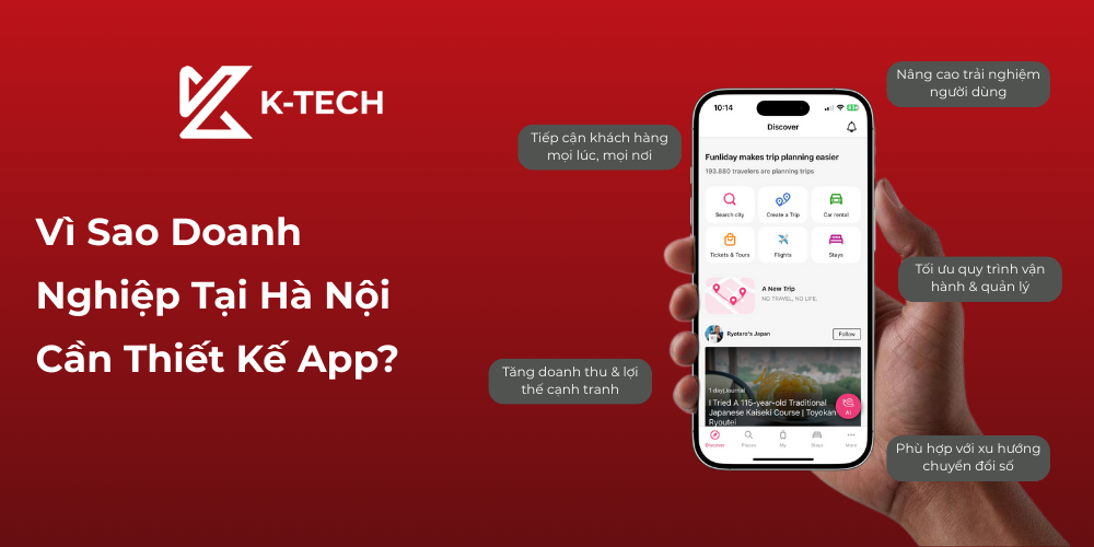 Vì Sao Doanh Nghiệp Tại Hà Nội Cần Thiết Kế App