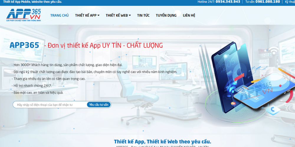 App365 - Giải Pháp Thiết Kế App Mobile Theo Yêu Cầu