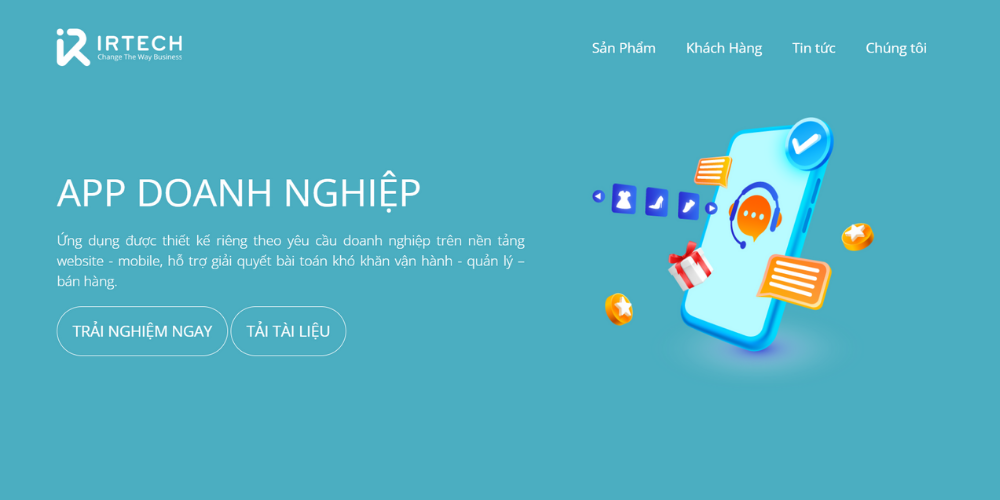 IRTECH - Công Ty Công Nghệ Chuyên Phát Triển App Cho Doanh Nghiệp