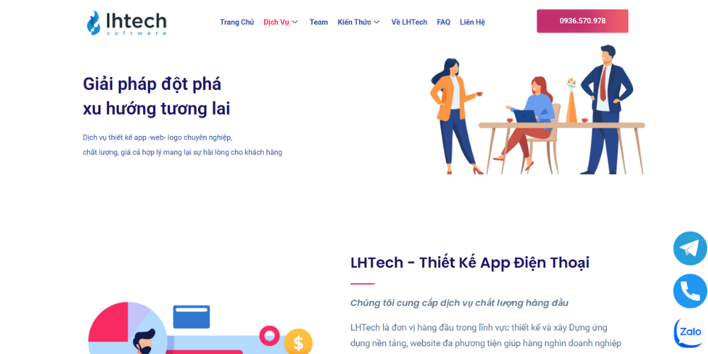 LHTech Software - Công Ty Thiết Kế App Hải Phòng Theo Yêu Cầu