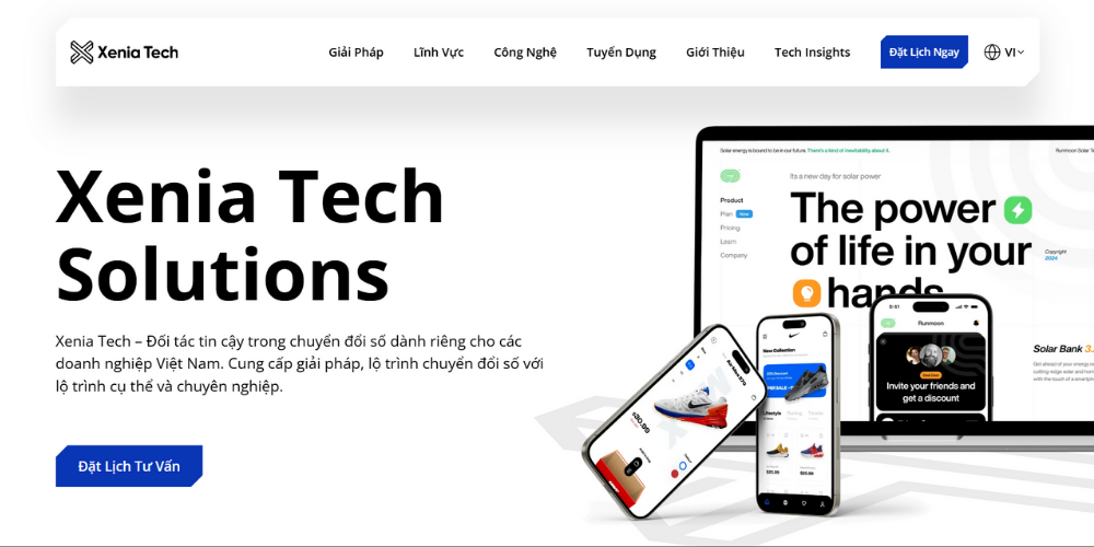 Xenia Tech - Giải Pháp Phần Mềm Công Nghệ Cho Doanh Nghiệp