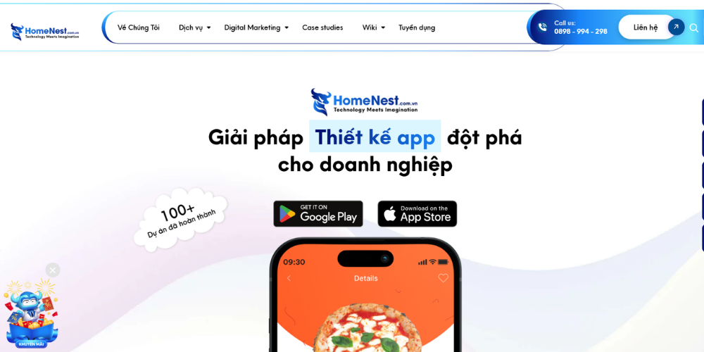 Home Nest - Công Ty Thiết Kế App Tối Ưu Trải Nghiệm Người Dùng