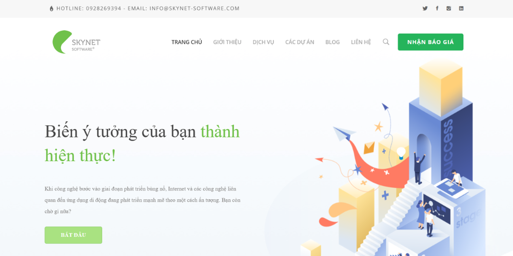 SKYNET Software - Giải Pháp Thiết Kế App Mobile Đa Nền Tảng