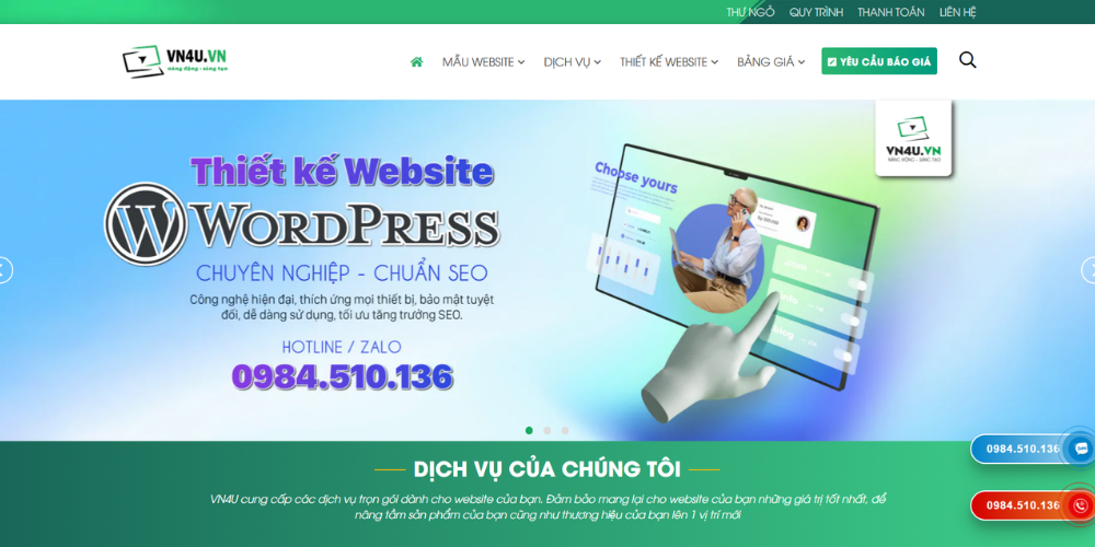 VN4U - Công Ty Thiết Kế Web Giá Rẻ Tại Hà Nội